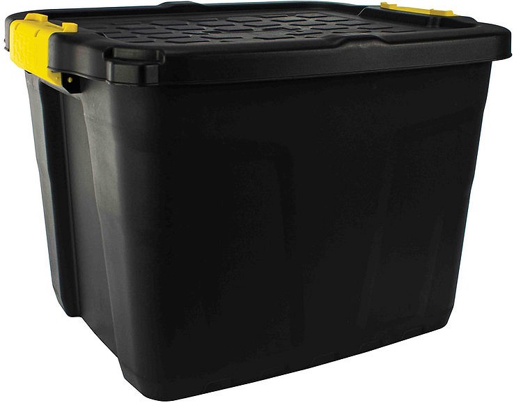 KAANEGA HOIUKAST. VIRNASTATAV. PLASTIK. 42L MUST 35X4OX50 CM WST