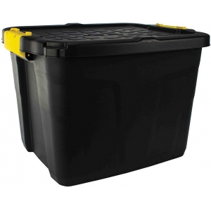 KAANEGA HOIUKAST. VIRNASTATAV. PLASTIK. 42L MUST 35X4OX50 CM WST