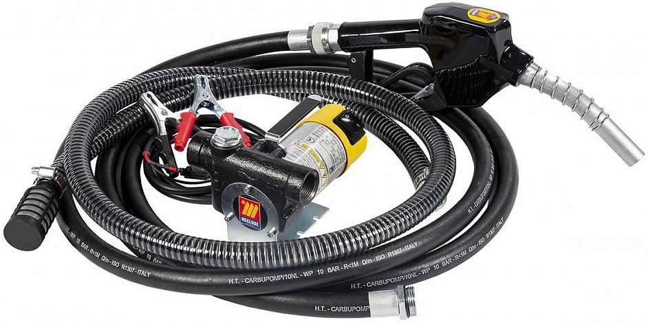 KÜTUSETANKUR. KÜTUSEPUMP 12V 45L / MIN. DIISEL. AUTOM. PÜSTOL MECLUBE