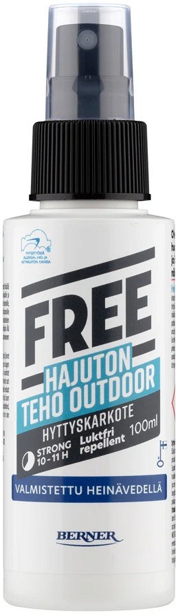 FREE TEHO OUTDOOR SÄÄSE / PUUGI TÕRJEVAHEND LÕHNATU 100ML