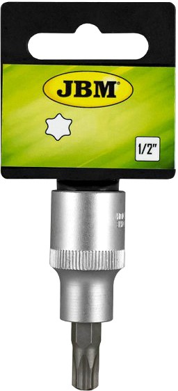 T80 TORX PADRUNOTSIK 1 / 2". SATIN CR-VAN. RIPUTIGA JBM