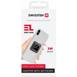 Swissten Adapter for easy Lock / Клейкая пластина для крепления смартфона