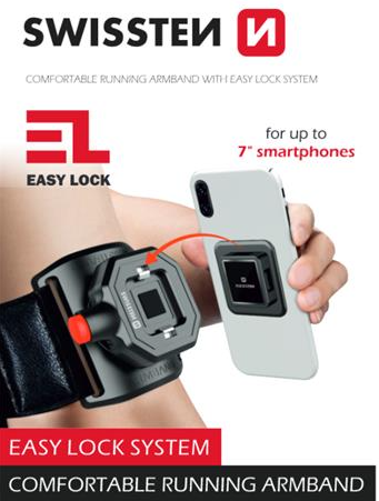 Swissten Quick Connect Armband / 4" - 6.8"