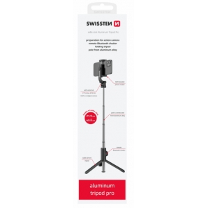 Swissten Bluetooth Selfie Stick Aluminum Tripod For Mobile Phones and GoPro With Remote Control
