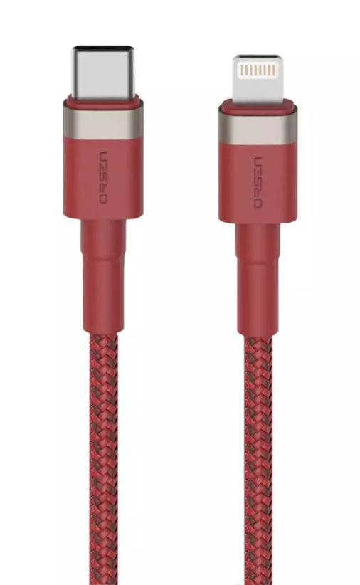 Orsen S51 Type C to Lightning 3A 1m red