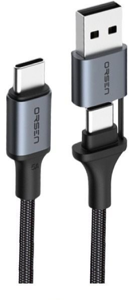 Orsen S8 2-IN-1 USB and Type-C 5A 1.5m black