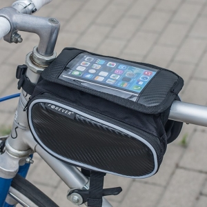 Forever BB-300 Bike Bag For Mobile Phones Up to 5.5" With Window Black