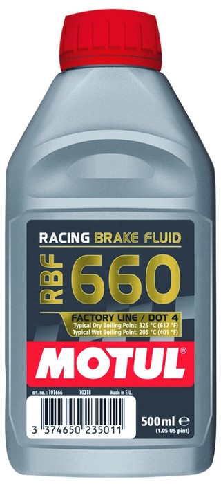 MOTUL RBF 660 FACTORY LINE 325°C 0.5L DOT4 PIDURIVEDELIK
