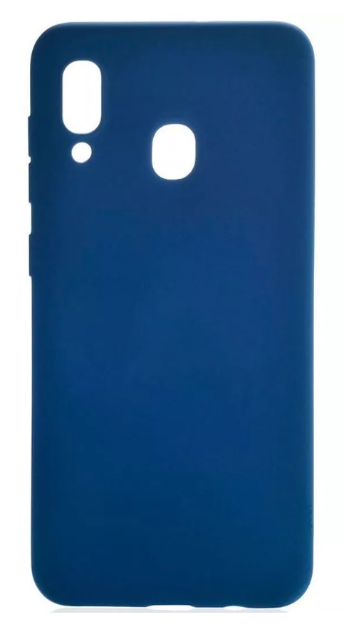 Samsung A20 Silicon Case Dark Blue