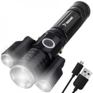 Trizand T6 Flashlight with battery / 600mAh / ZOOM / 300lm