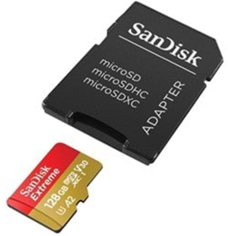 Sandisk mälukaart microSDXC 128GB Extreme + adapter