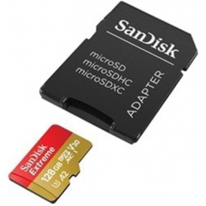 Sandisk mälukaart microSDXC 128GB Extreme + adapter