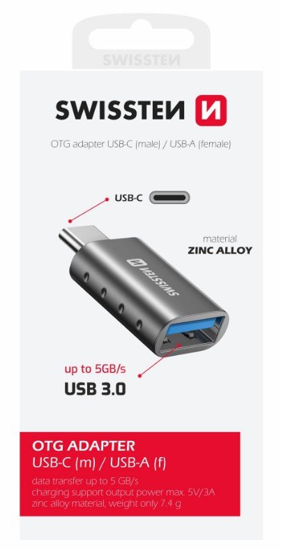 Swissten OTG Adapter USB-C to USB 3.0 Connection