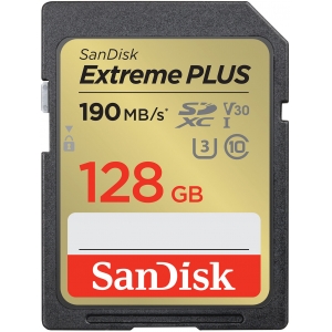 Sandisk карта памяти SDXC 128GB Extreme Plus