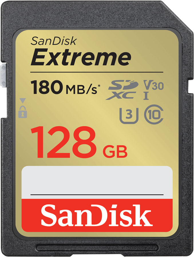 Sandisk карта памяти SDXC 128GB Extreme