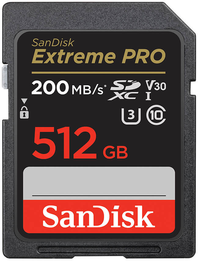 Sandisk mälukaart SDXC 512GB Extreme Pro