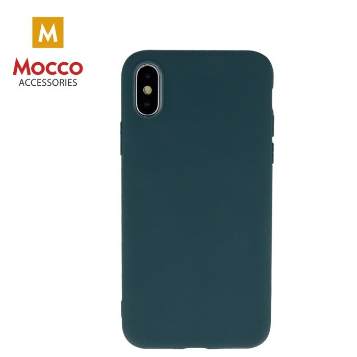 Mocco Ultra Slim Soft Matte 0.3 mm Матовый Силиконовый чехол для Xiaomi 12 5G / 12X 5G Темно Зеленый