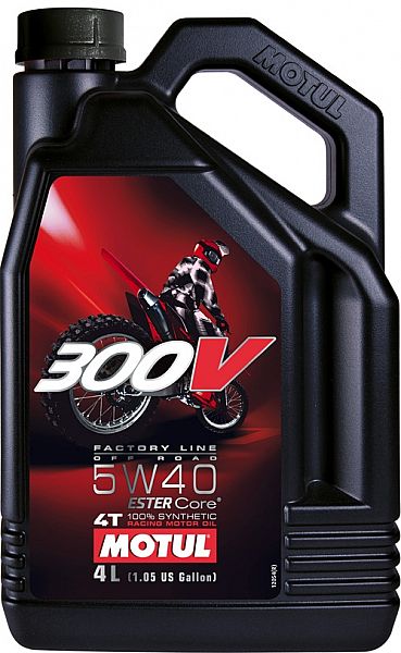MOTUL 300V FACTORY LINE OFF ROAD RACING 5W40 4L