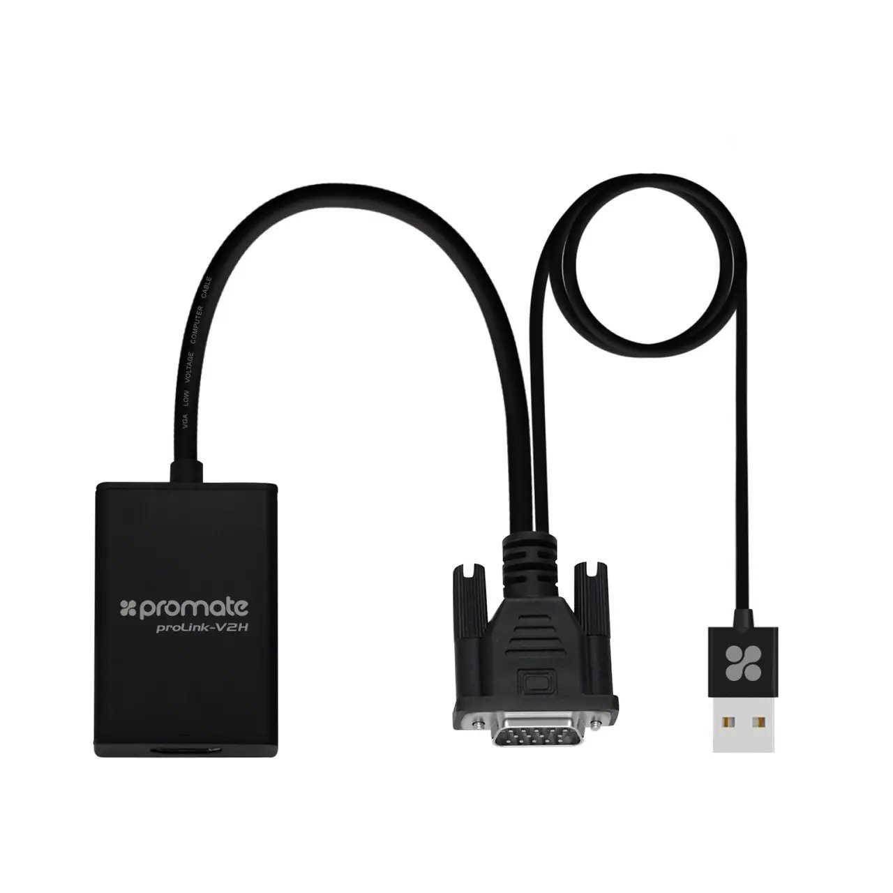 PROMATE proLink-V2H VGA to HDMI Converter / USB Audio