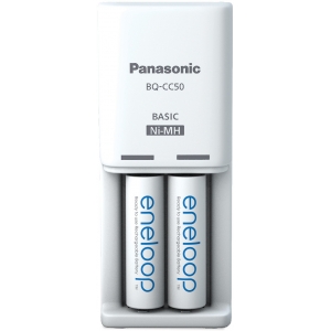 Panasonic eneloop laadija BQ-CC50 + 2x2000mAh
