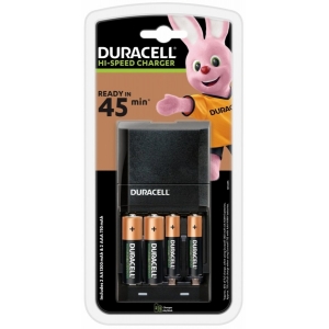 Duracell CEF27 Fast Зарядное устройство для 2 x AA / 2 x AAA c 2 x AA 1300 mAh / 2 x AAA 750 mAh батареи