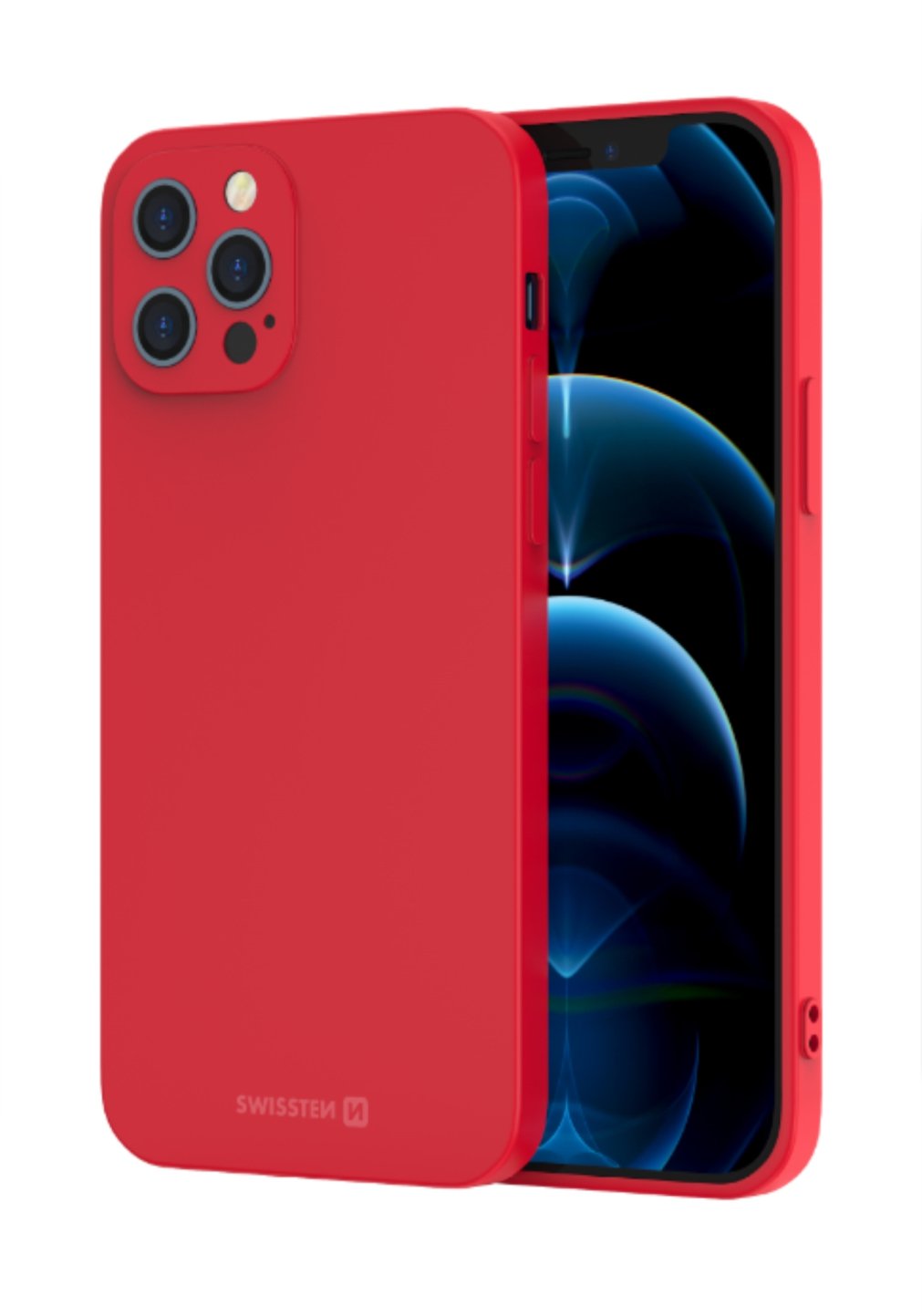 Swissten Soft Joy Silicone Case for Apple iPhone 14 Pro Max Red