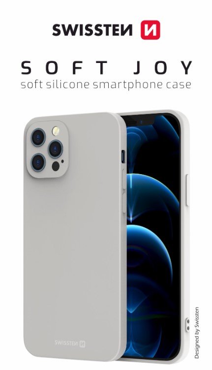 Swissten Soft Joy Silicone Case for Apple  iPhone 14 Plus Sone Grey