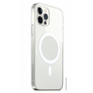 Swissten Clear Jelly MagStick Back Case 1 mm Силиконовый чехол для Apple iPhone 14 Plus Прозрачный