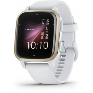 Garmin Venu Sq 2, white/cream gold