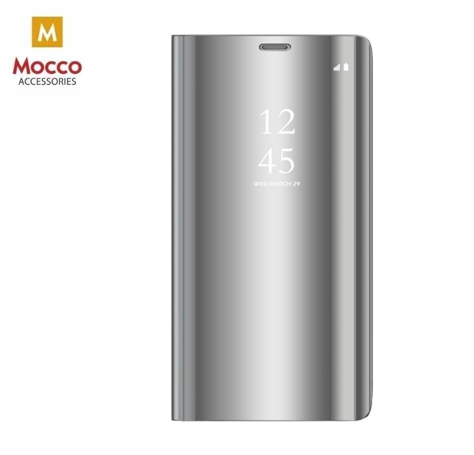 Mocco Clear View Cover Case Чехол Книжка для телефона Samsung G975 Galaxy S10 Серебряный