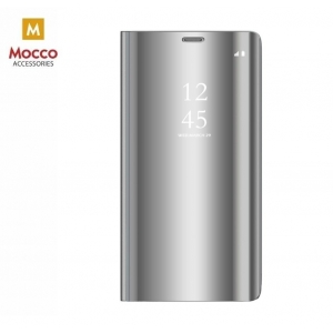Mocco Clear View Cover Case Чехол Книжка для телефона Samsung G975 Galaxy S10 Серебряный