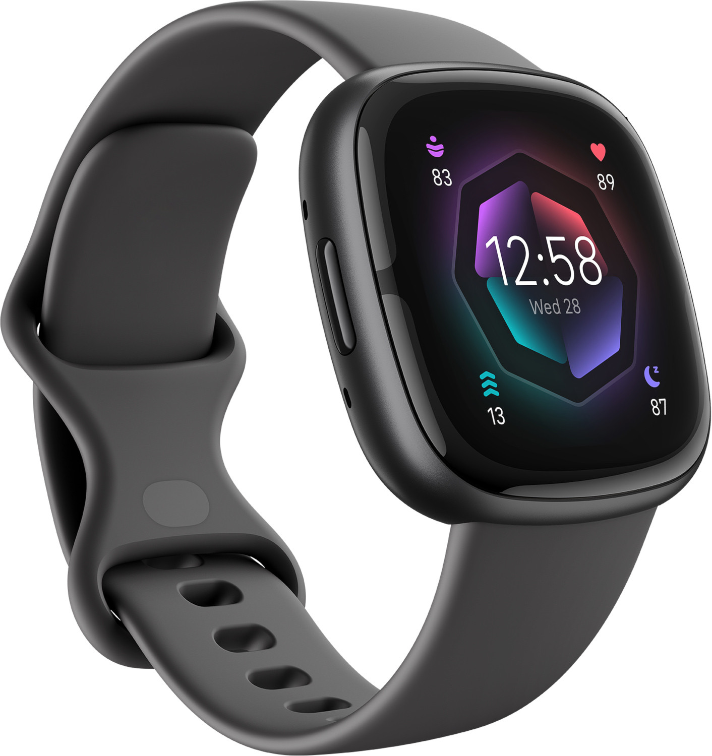 Fitbit Sense 2, shadow grey/graphite