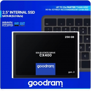 GOODRAM SSD CX400-G2 256GB 2,5" SATA3