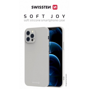 Swissten Силиконовый чехол Soft Joy для Samsung Galaxy S23 каменно-серый