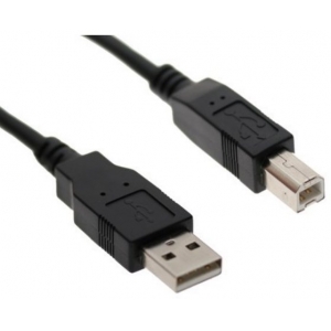 Omega OUAB1 USB 2.0 A-plug AM-BM Printer Cable 1.5m Black