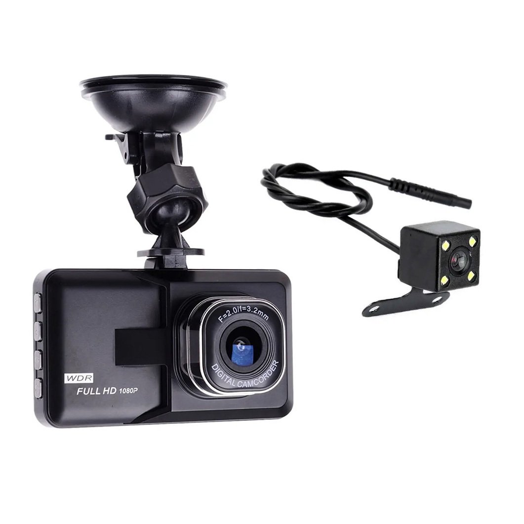 RoGer 2in1 DVR2 Car video recorder and  rear view camera /  Full HD / 170
