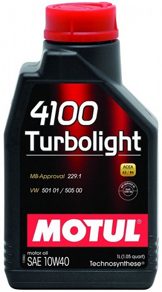 MOTUL 4100 TURBOLIGHT 10W40 A3 / B4 1L