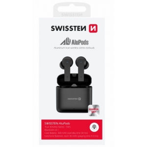 Swissten ALUPODS PRO TWS Bluetooth Stereo Earbuds with Microphone