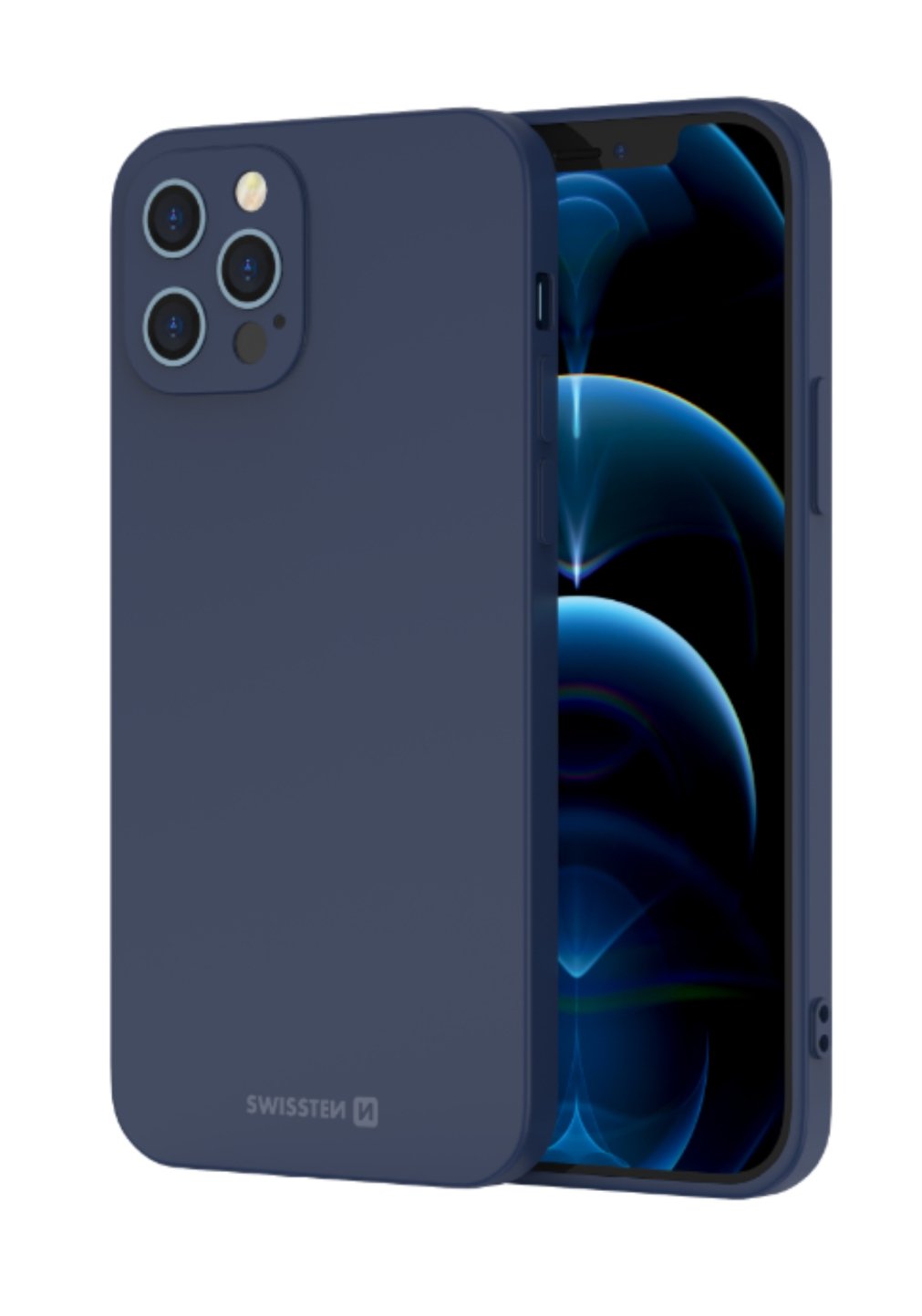Swissten Soft Joy Silicone Case for Samsung Galaxy A54 5G Blue