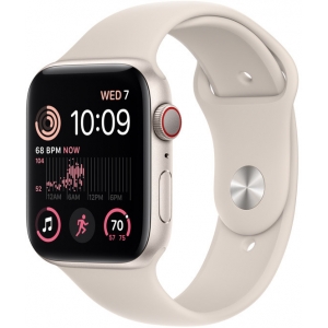 Apple Watch SE 2 GPS + Cellular 44mm Sport Band, starlight (MNPT3EL/A)