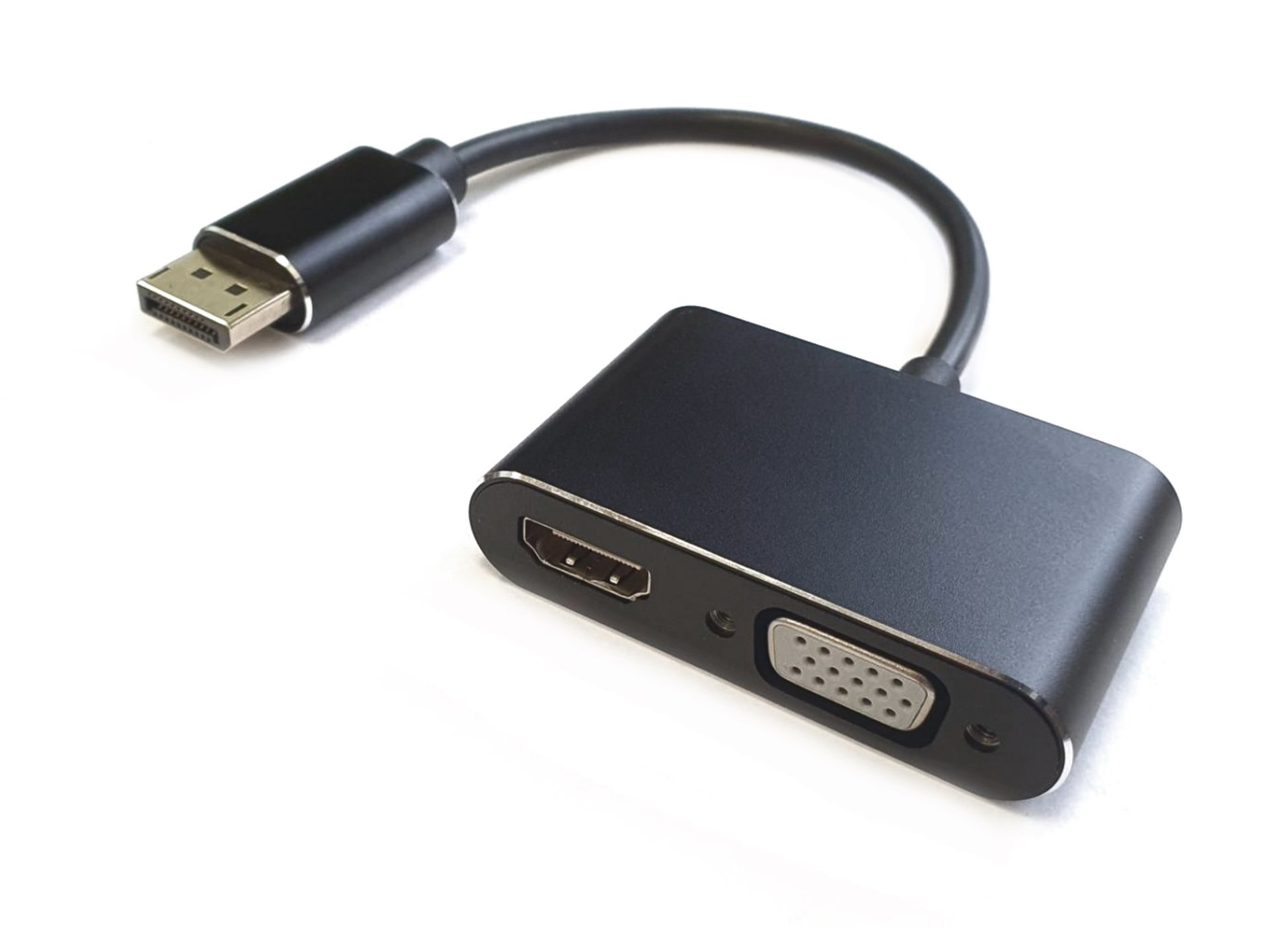 RoGer DisplayPort to HDMI + VGA Adapter v1.4 / 4K@30Hz