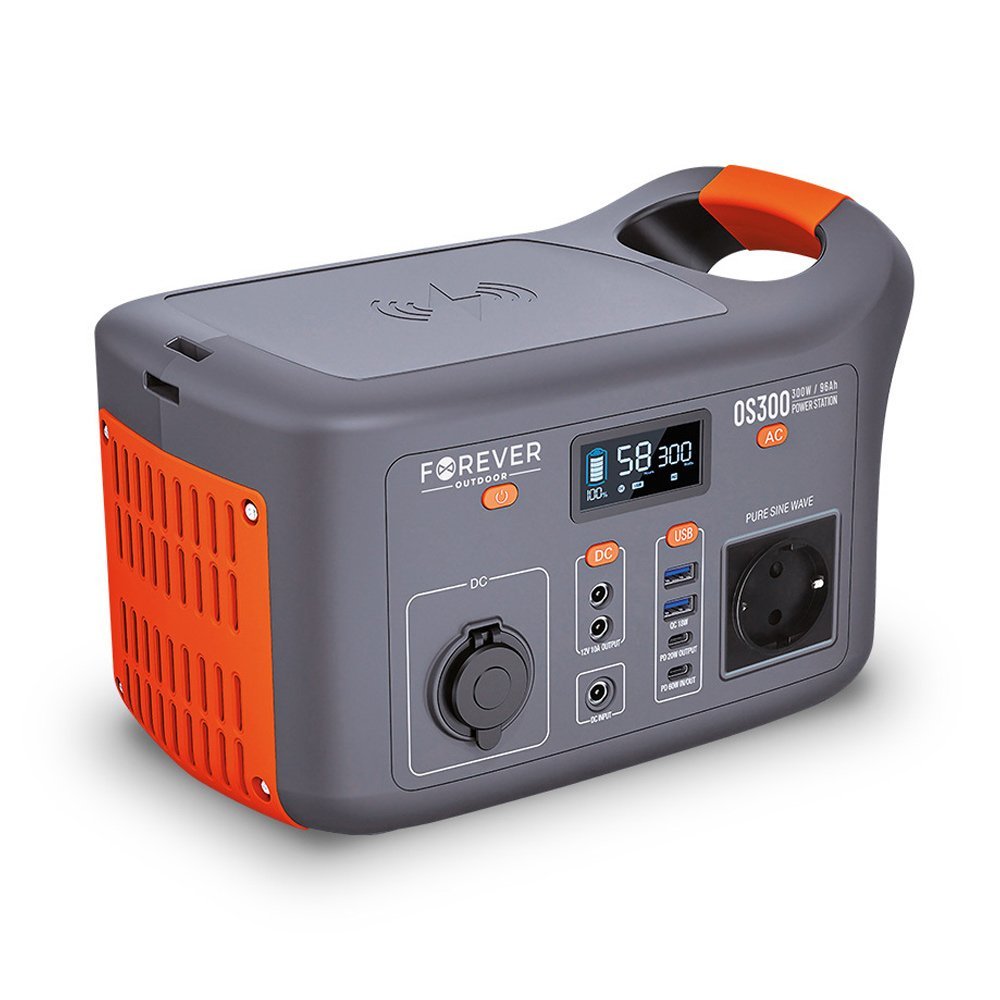 Forever OS300 Portable Power Station 300W / 307Wh / 220V / PD60W / LiFePO4