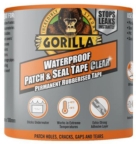 Gorilla teip Patch & Seal 2,4m, läbipaistev