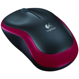 Logitech M185 Wireless Computer Mouse Red
