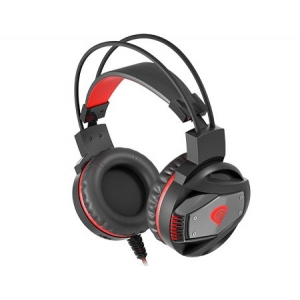 Natec Genesis Neon 350 Gaming Headphones With Microphone and On / Off  / LED / USB Button Black-Red