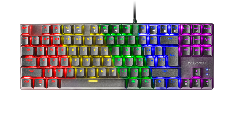 Mars Gaming MK80 Gaming Mechanical Keyboard RGB / Brown Switch / US