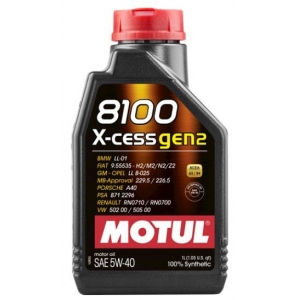 MOTUL 8100 X-CESS GEN2 5W40 1L