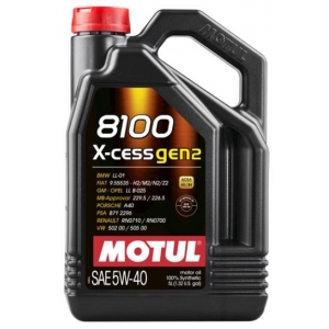 MOTUL 8100 X-CESS GEN2 5W40 5L