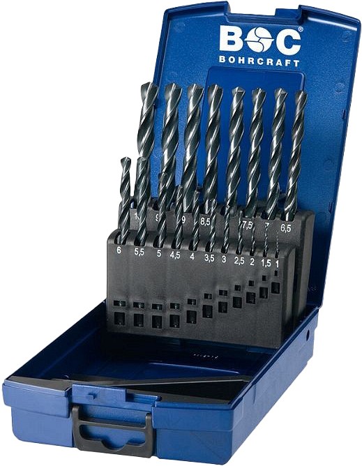 25-OS. HSS-R MET. PUURIDE KOMPL. DIN338 1.0-13.0MM / 0.5MM SAMM BOHRCRAFT