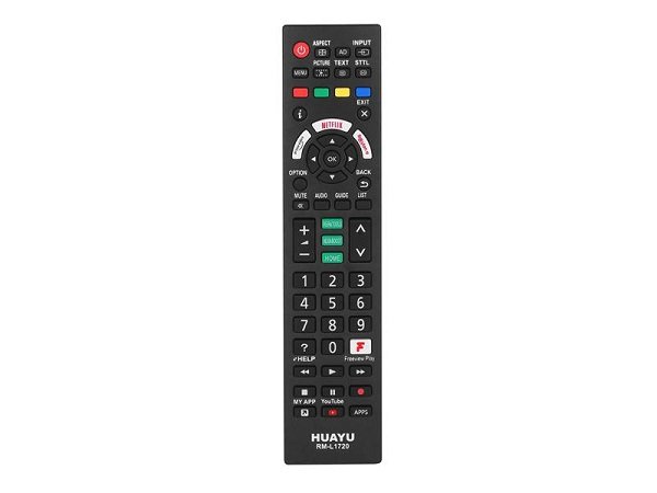 Lamex LXP1720 TV remote control TV LCD Panasonic RM-L1720 NETFLIX / YOUTUBE / RAKUTEN / PRIME VIDEO